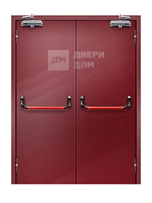 Дверь противопожарная двупольная EI-90 с антипаникой ДМП ДП-079