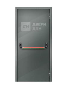 Однопольная глухая противопожарная дверь ДПМ-01 EI-60 дымогазонепроницаемая